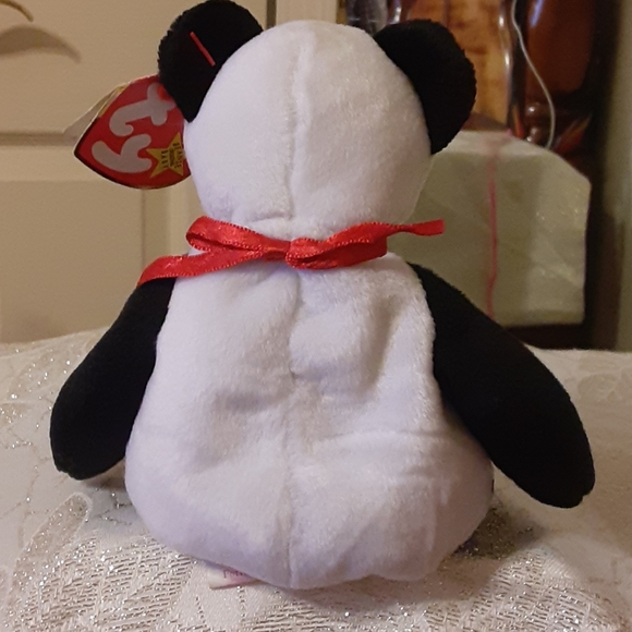 Panda 1997 Beanie Baby Rare Fortune O.G HANDMADE! - Picture 7 of 10